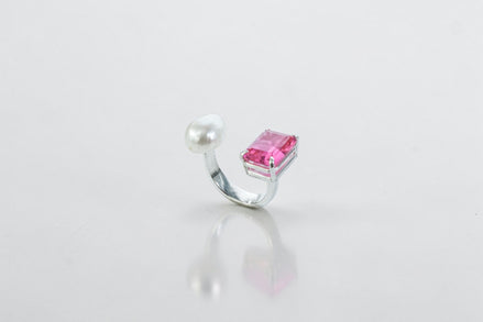Hibiscus Pearl Ring