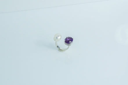 Orchid Pearl Ring
